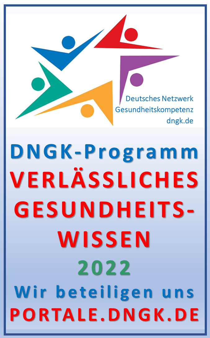 Verlässliches Gesundheitswissen – Logo