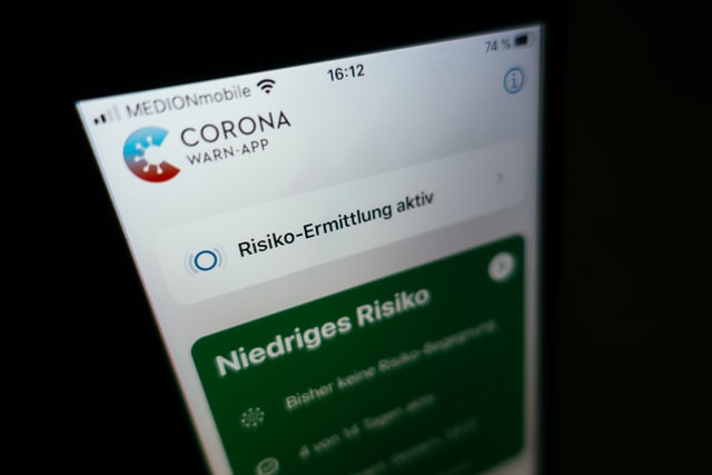 Screenshot der Corona Warn-App